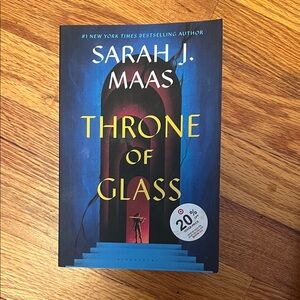 Target Blue and Yellow 'Throne of Glass' Book